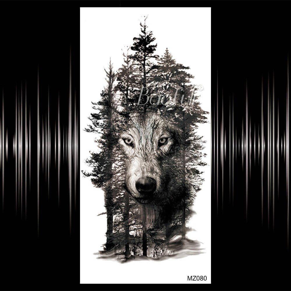 Blue Triangle Forest Wolf Temporary Tattoos For Men Women Realistic Tribal Coyote Flower Tattoo Sticker Fashion Body Art Arm Legs Tatoos Paper Acheter À Prix Bas — Livraison Gratuite, Avis Réels Avec 1000_x_1000_jpg