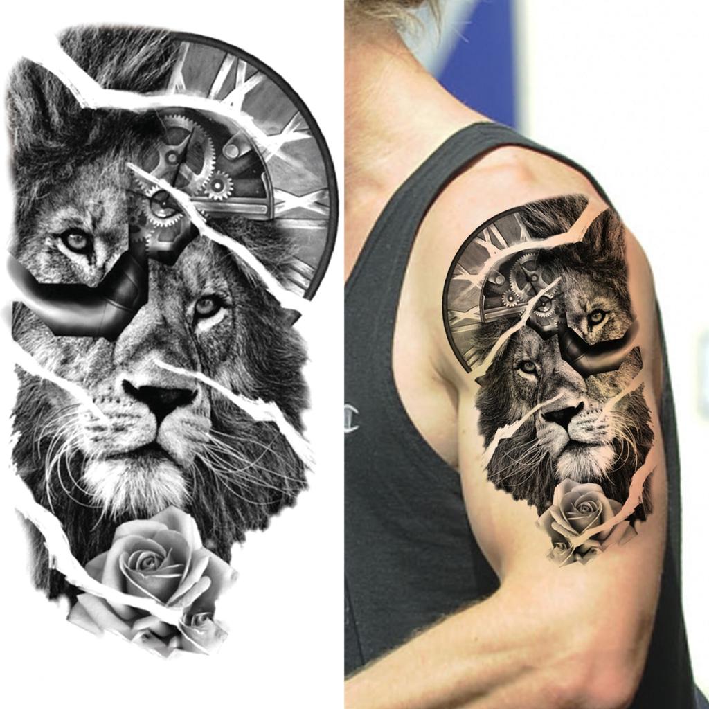Buy 3D Evil Demon Devil Forearm Temporary Tattoos For Men Women Fake Wolf God Compass Tattoo Sticker Diy Half Sleeve Tatoos At Affordable Prices — Free Shipping, Real Reviews With Photos — Joom 1024_x_1024_jpg