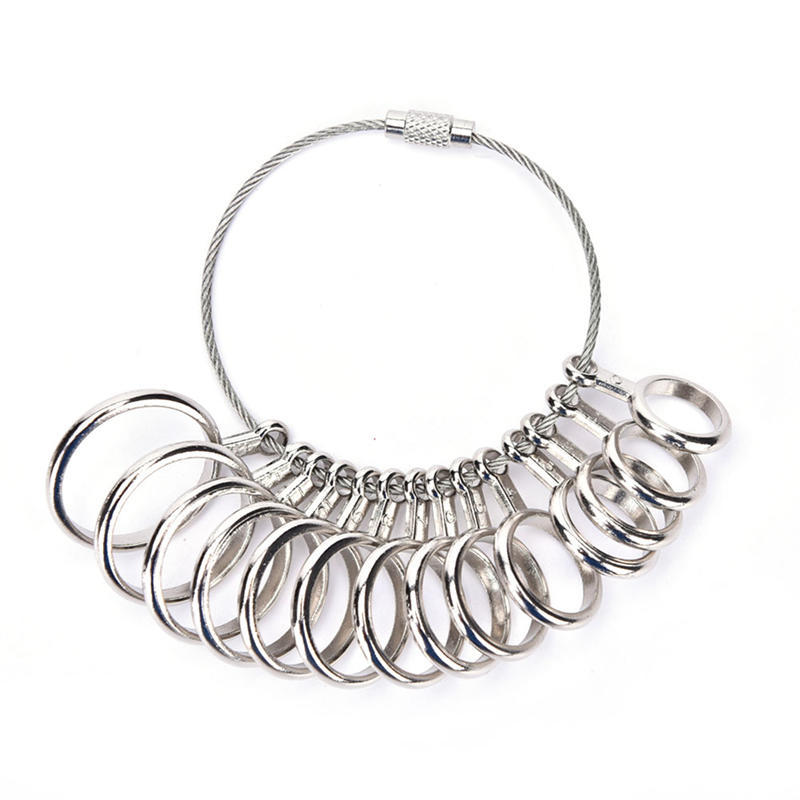 Buy Ring Size Metal Stick Finger Gauge Ring Sizer Measuring Jewelry
