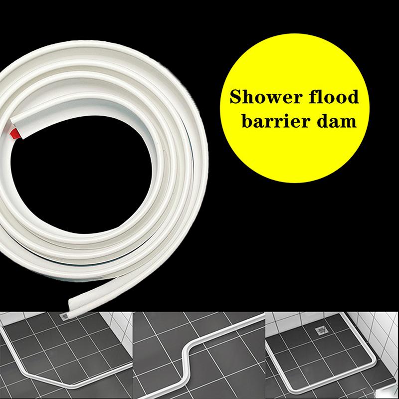 Cheap WCIC New Bathroom Accessories Shower Dam Silicone Dry And Wet