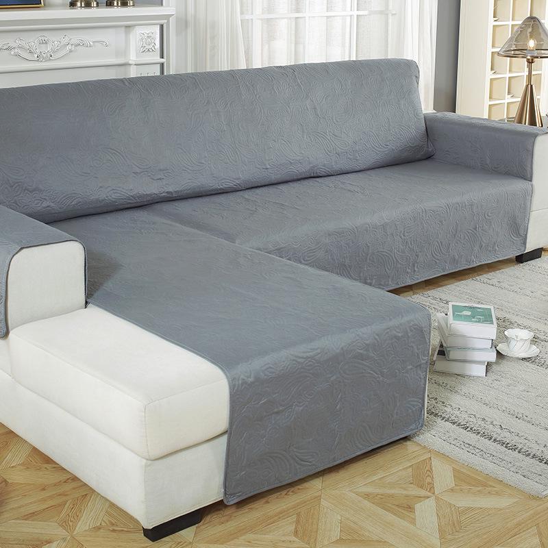 Buy Quilted Waterproof Sofa Slip Cover L Shape Anti Slip Pet Furniture