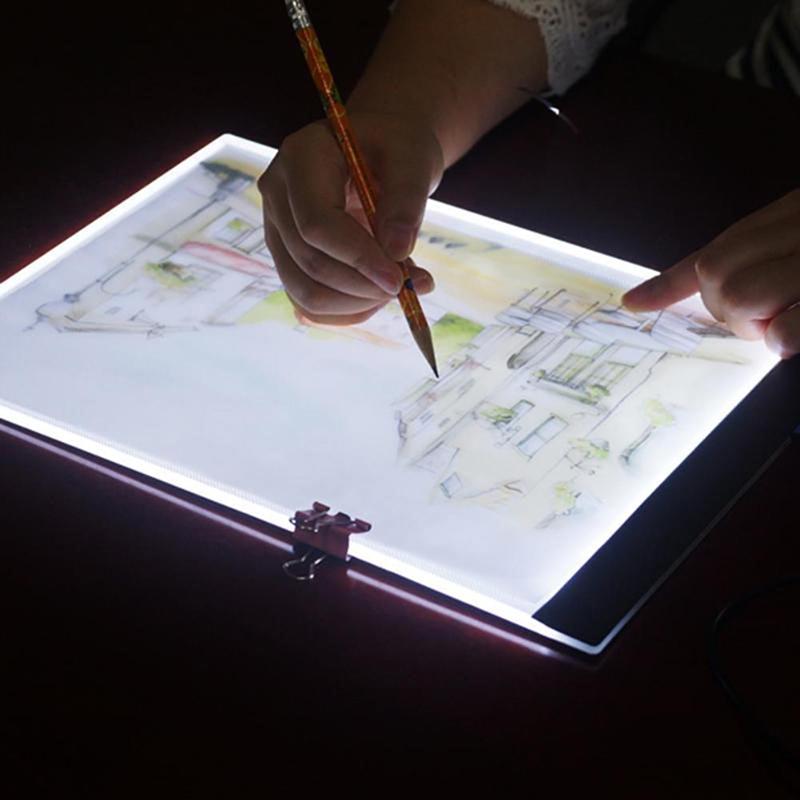 Buy A5 Led Drawing Tablet Thin Art Stencil Drawing Board Light Box