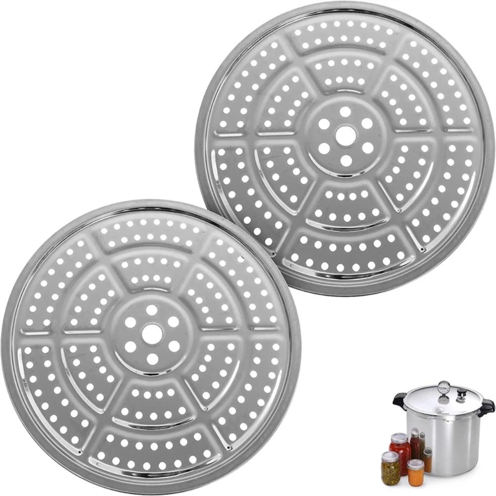 Stainless Steel Pressure Cooker Canner Rack Round Steam Plate Steamer