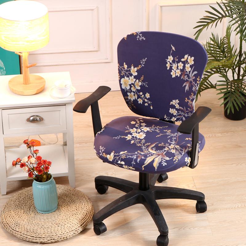Buy Chair Covers Universal Chair Cover Stretch Office Rotating Chair Slipcovers Cover 40*40cm at