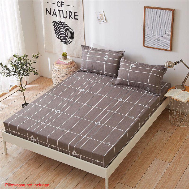 Buy No pillowcase Bed Sheet Sheet with Elastic Band Mattress Cover