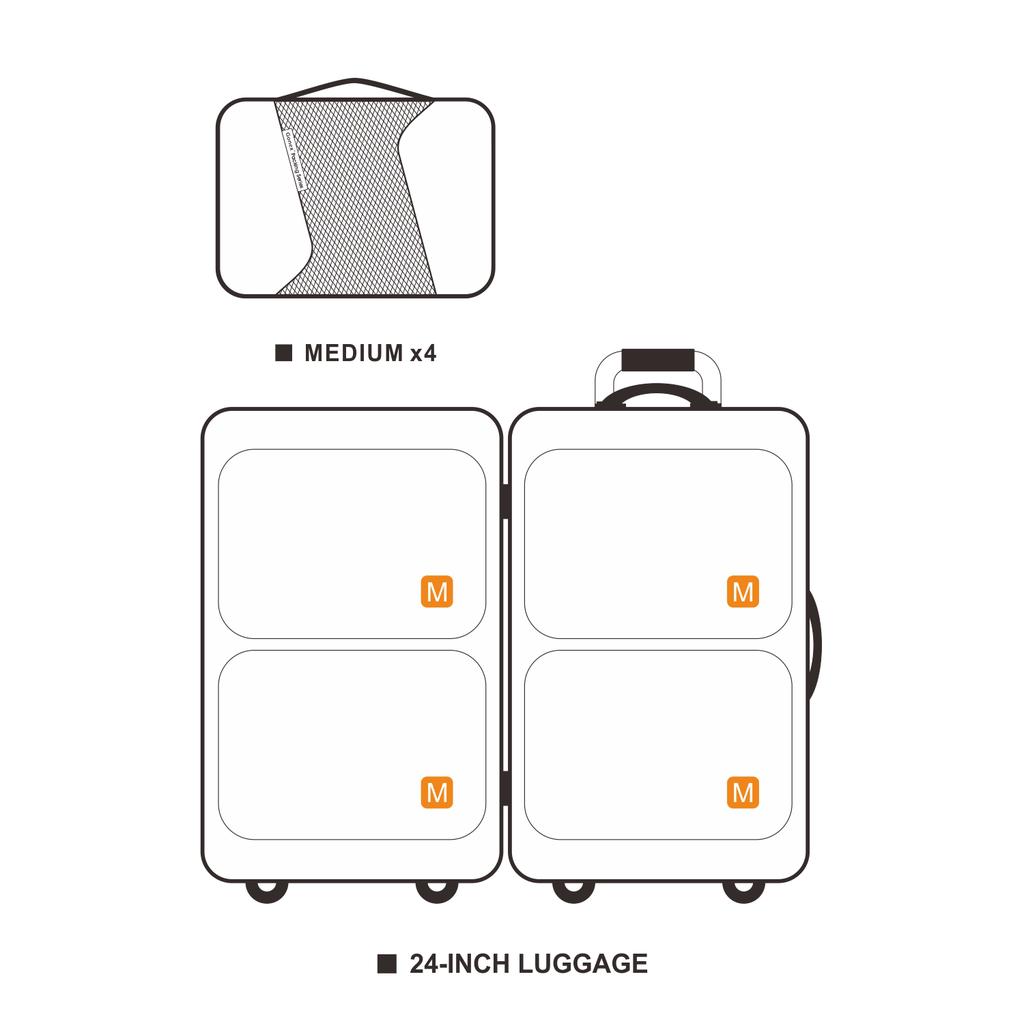 Buy Gonex Packing Cubes Luggage Travel Organizers Different Set at