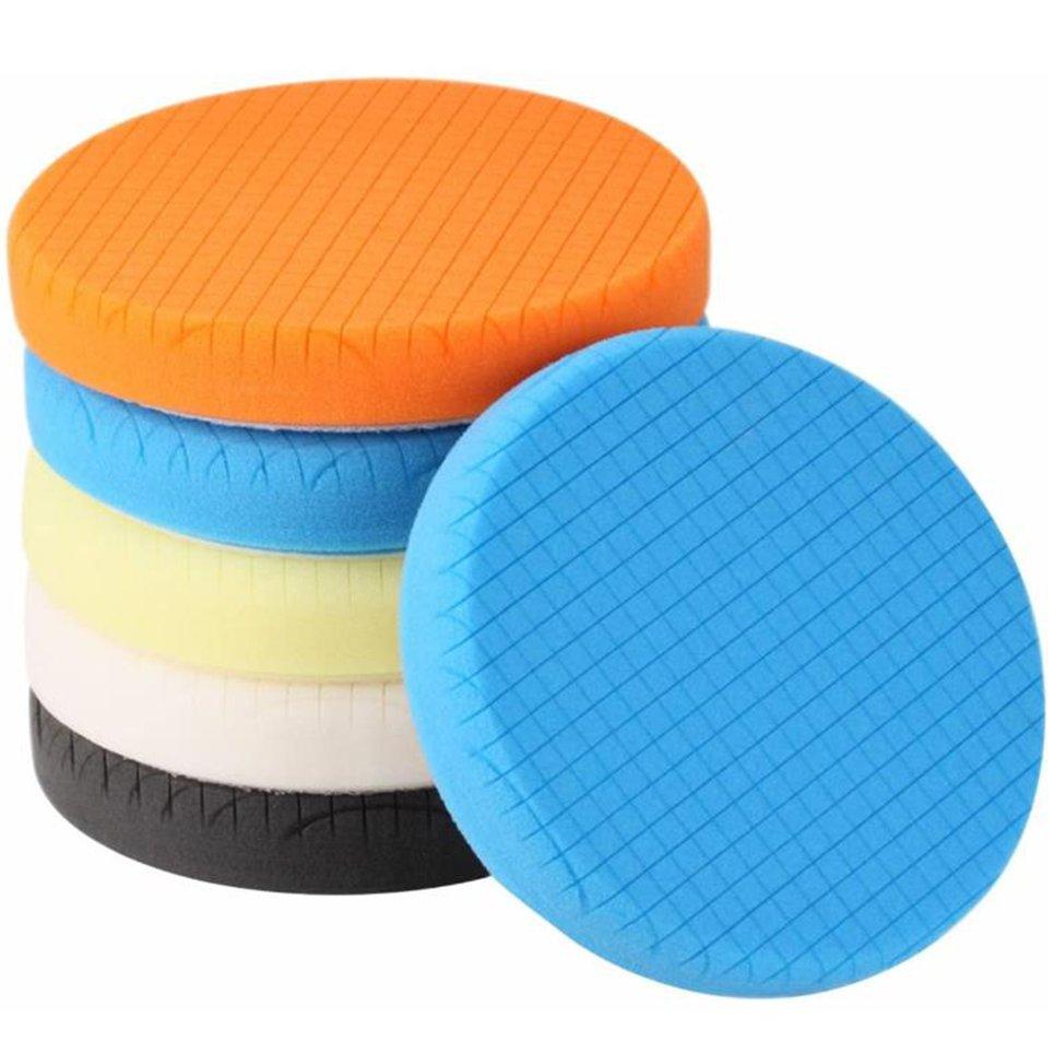Buy PAU Buffing Polishing Pads 6 Inch Backing Plate Car Detailing Foam