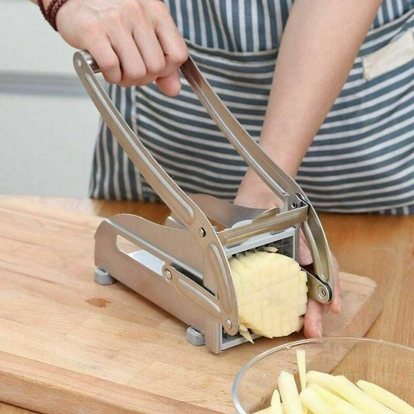 VEVOR Electric French Fry Cutter With 6mm 9mm 13mm And 8Wedge Blade