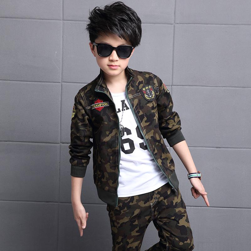 Buy Military Uniform Kids Clothes For Boys Clothing Set Kids Tracksuit