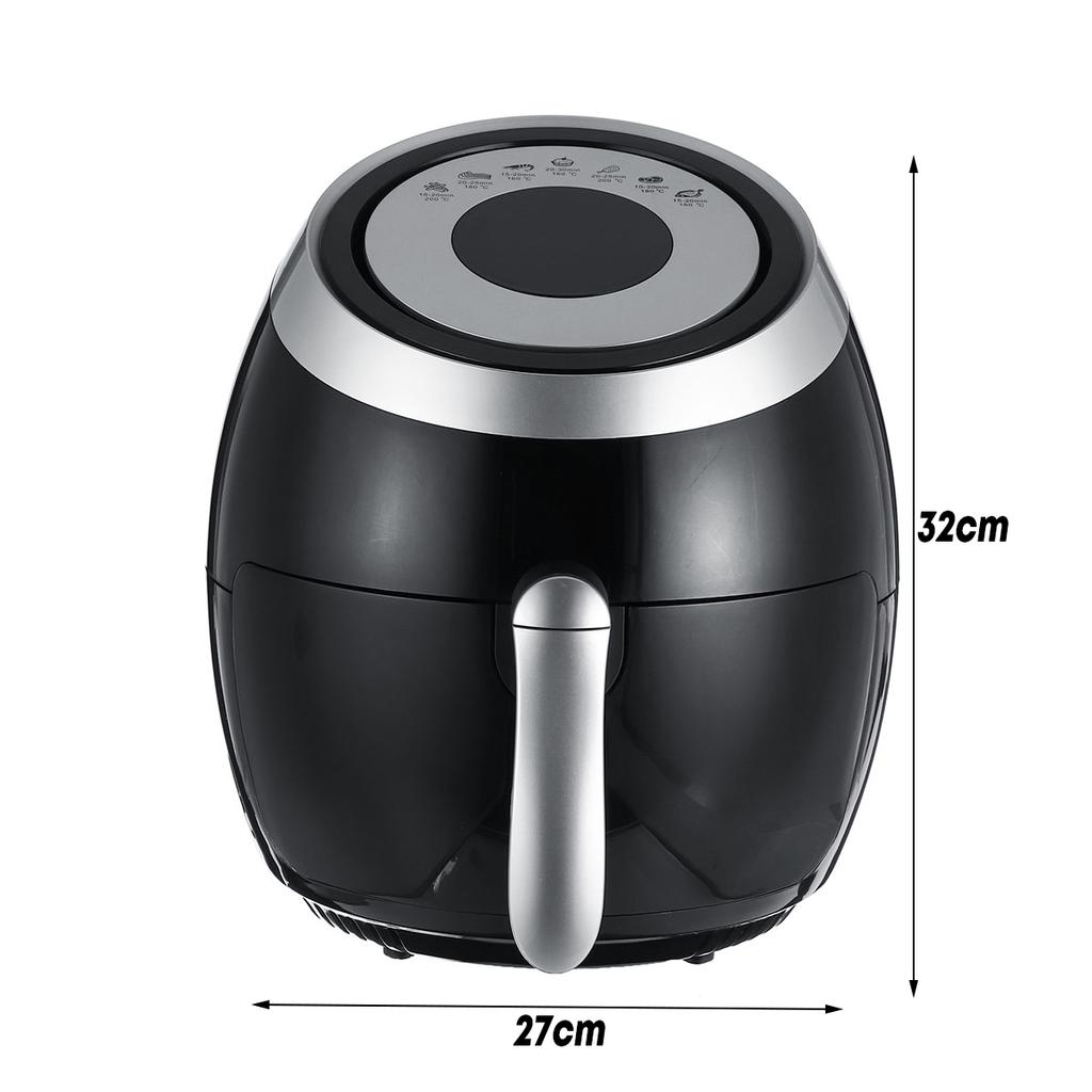 Buy 5.5L 1500W Electric Air Fryer Pan With Basket 1500W Health Chip Oil