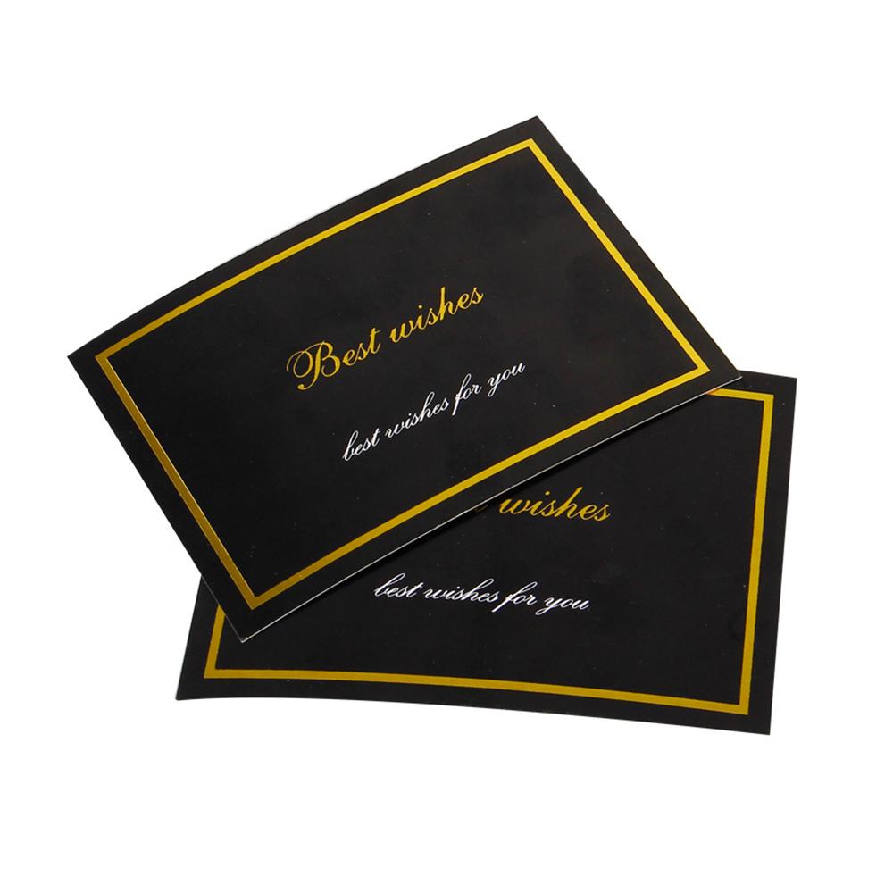 Buy 20pcs Mini Gold Embossed Thank you Card 9*13cm Happy Birthday