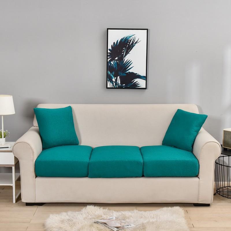 sittdyna soffa 💰Köp Billigt Online 1/2/3/4 Seat Sofa Seat Cushion Cover For Pets Kids Elastic Chair Cover Funiture Protector Thick Washable Removable Couch Slipcover Waterproof Till Ett Lågt Pris På Joom Butik