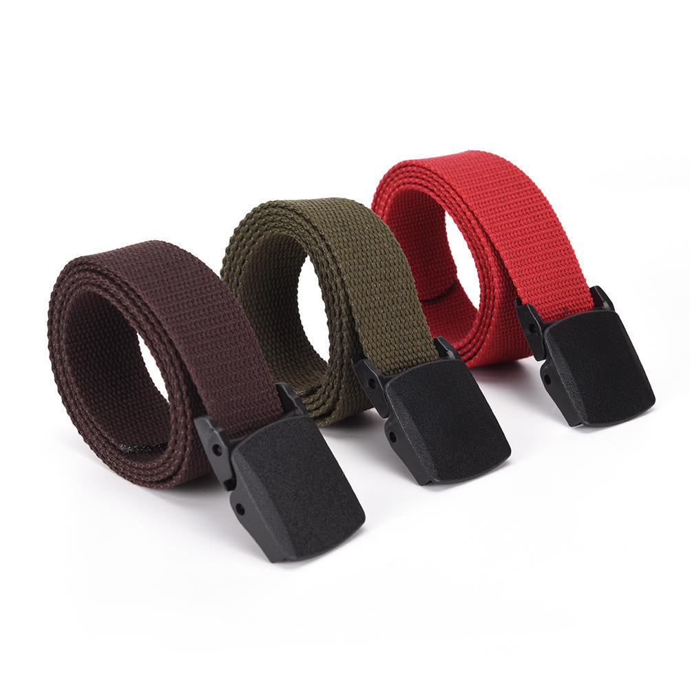 Buy Men Women Waist Belt Waistband Casual Plain bing Canvas Belt