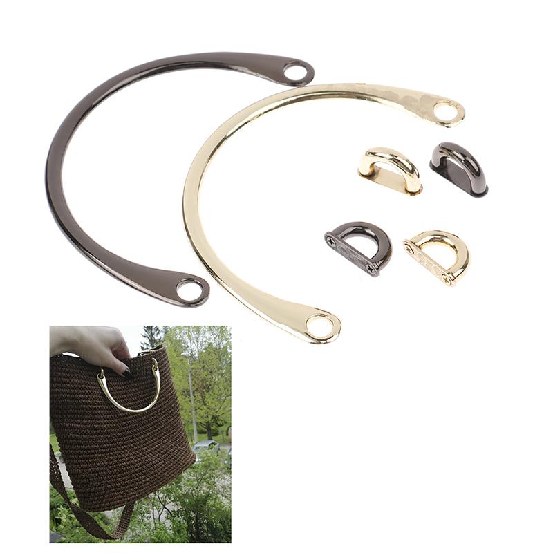 Buy Metal Bag Handles For Handbag Shoulder Bag Strap With Short Sewing
