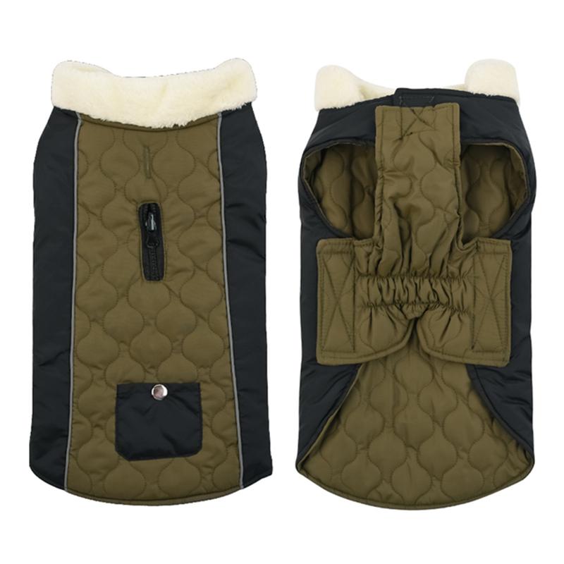 Buy Dog Winter Coat Reversible Waterproof Dog Clothes Flexible Warm