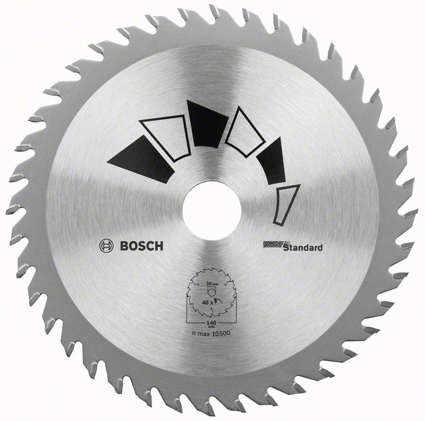 Buy Bosch 2609256805 Standard Circular Saw Blade 40 Tooth Carbide Fast