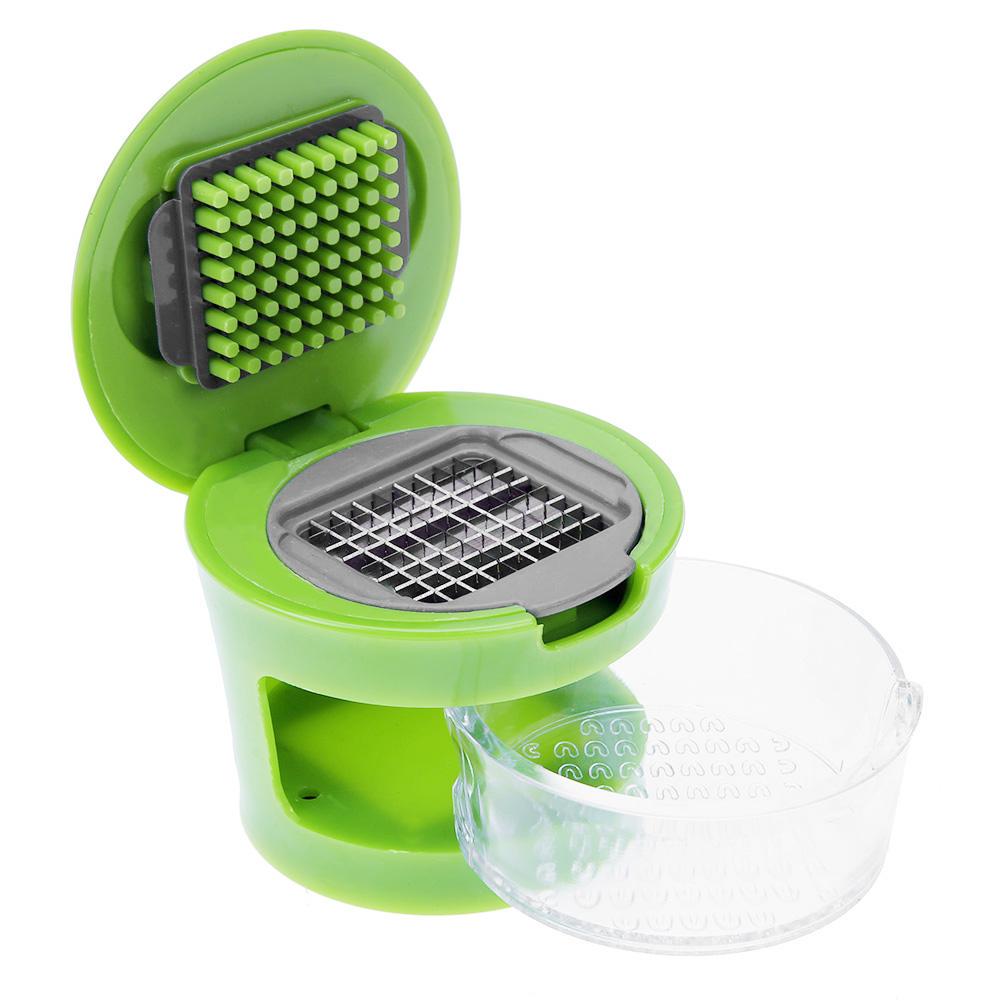 Buy Portable Mini Garlic Grater Chopper Slicer Onion Hand Press Grinder