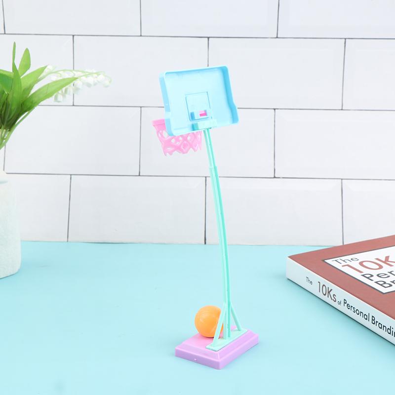 Buy Mini Dollhouse Basketball Stand For Girl Doll Miniature Sports