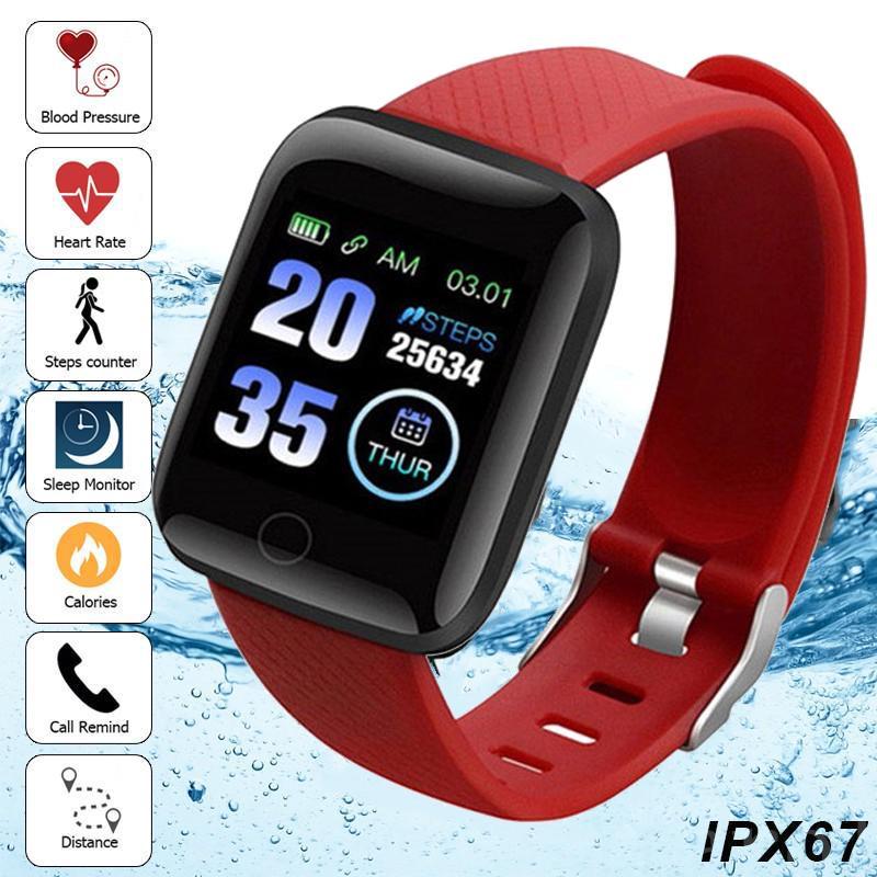 Inteligentny zegarek Wodoodporny zegarek fitness Tracker sportowy 116