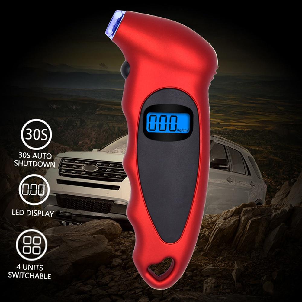 Cheap Professional LED Digital Tire Pressure Gauge 0150 PSI 4 Units