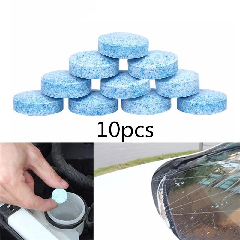 Buy 10 Pcs Car Windshield Glass Washer Cleaner Compact Effervescent