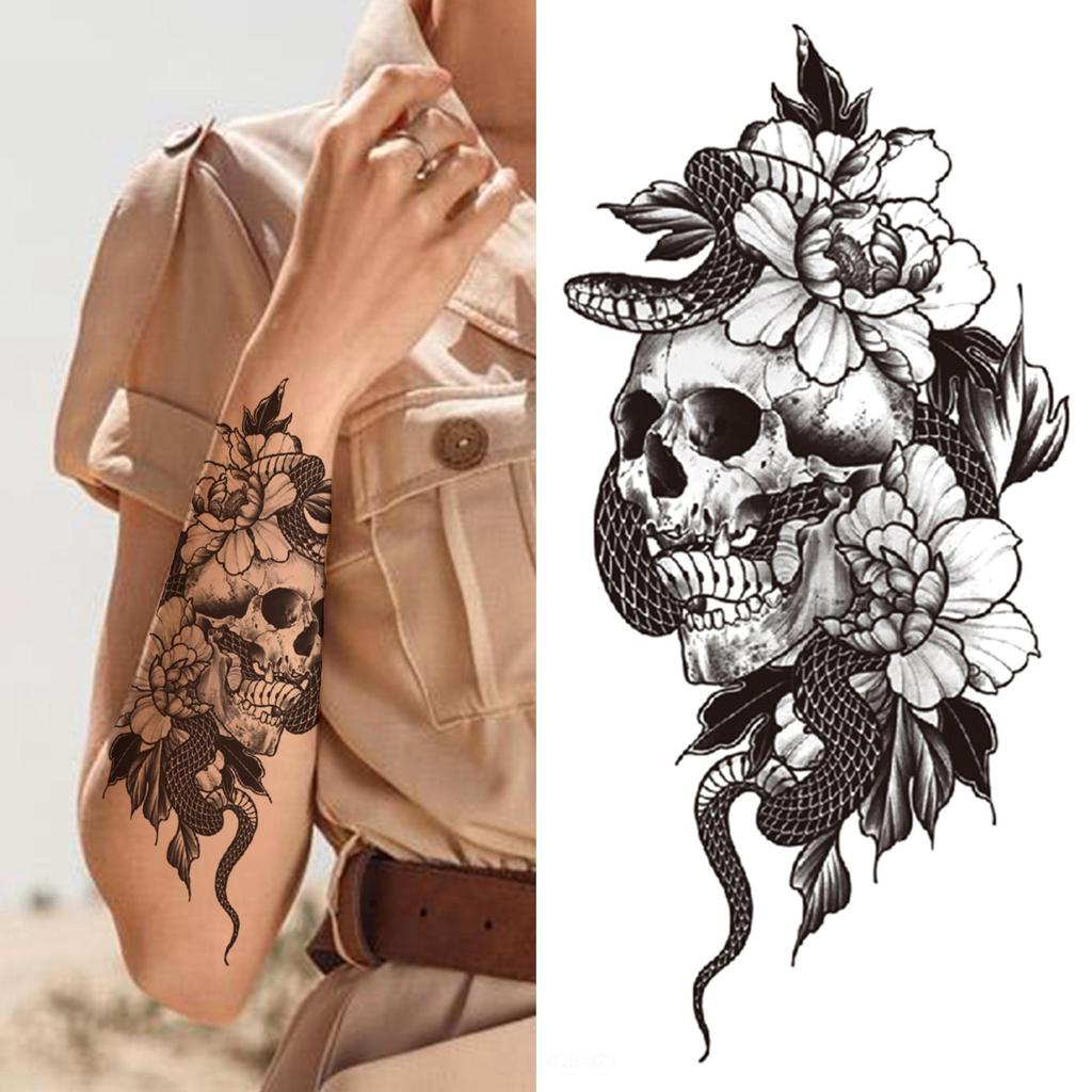 Scheletro King Snake Fiore Tatuaggio Temporaneo Per Donne Ragazza Adulto Falso Elefante Tatuaggi Adesivo Halloween Drago Nero Tatoos Acquista In Modo Economico — Spedizione Gratuita, Recensioni Reali Con Foto — Joom 1024_x_1024_jpg
