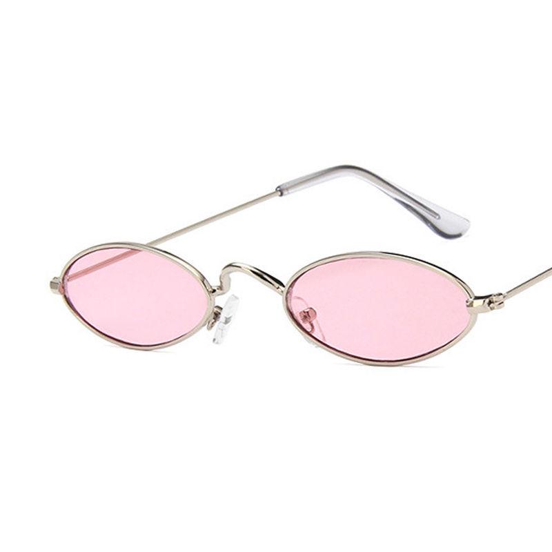 Buy Vintage Small Oval Sunglasses Fashion Brand Women Men Metal Frame