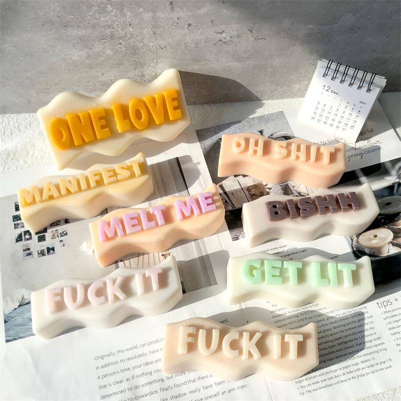 Buy Letter Candle Silicone Mold DIY Resin Clay Home Decor Valentine