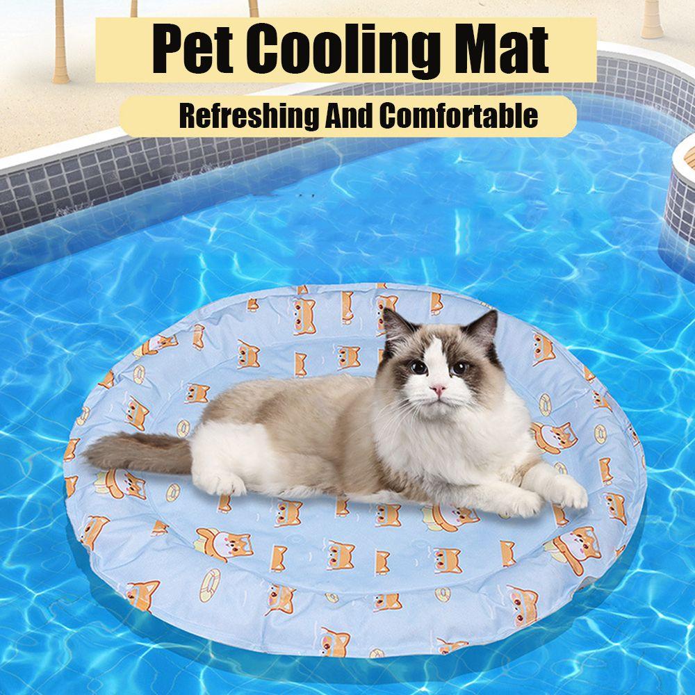 Buy Summer Moistureproof Cool Ice Silk Cold Bed Sleeping Pad Pet