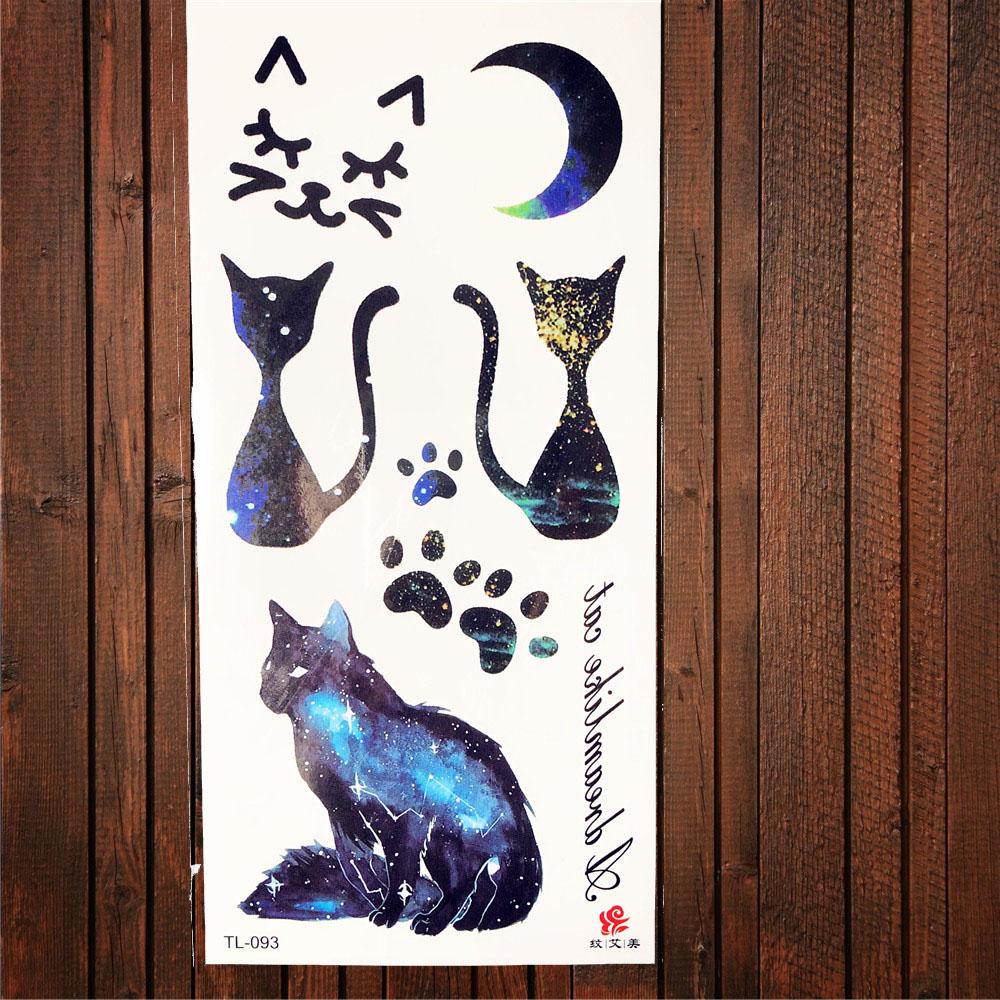 Buy 1Pc Galaxy Cats Tattoos Sticker Paw Geometric Moose Panda Body Arm Self Adhesive Art At Affordable Prices — Free Shipping, Real Reviews With Photos — Joom 1000_x_1000_jpg
