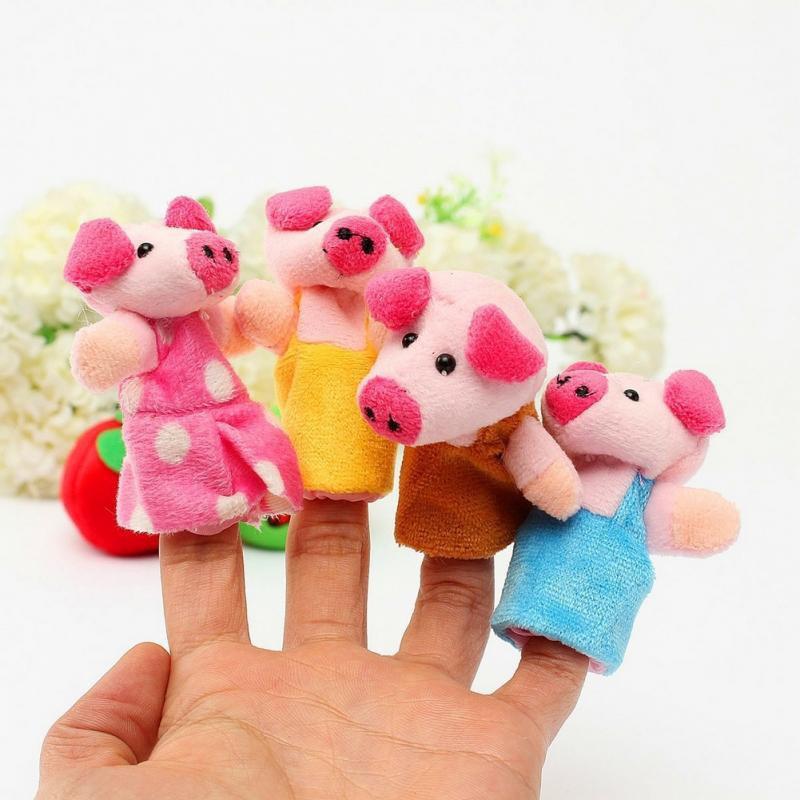 Cheap Finger Puppets Cloth Family Doll Baby Educational Hand Toy Story Kid Joom