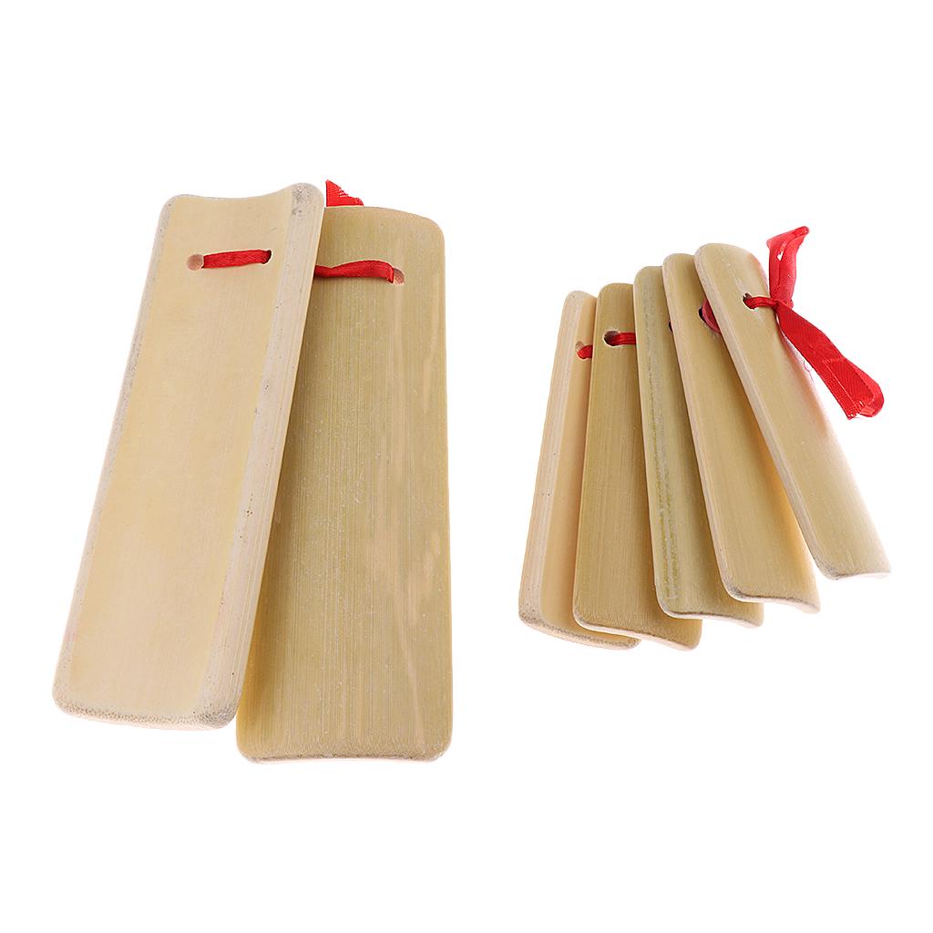 Buy 2Pcs Large Small Hand Clappers Handcrafted Toy Musical Instrument at affordable prices