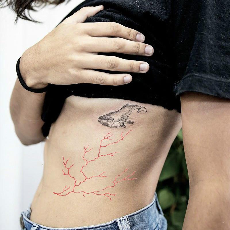 2Pcs Falsi Tatuaggi Temporanei Adesivi Body Art Impermeabile Rosso Bloodline Variazione Fulmine Acquista In Modo Economico — Spedizione Gratuita, Recensioni Reali Con Foto — Joom 800_x_800_jpg