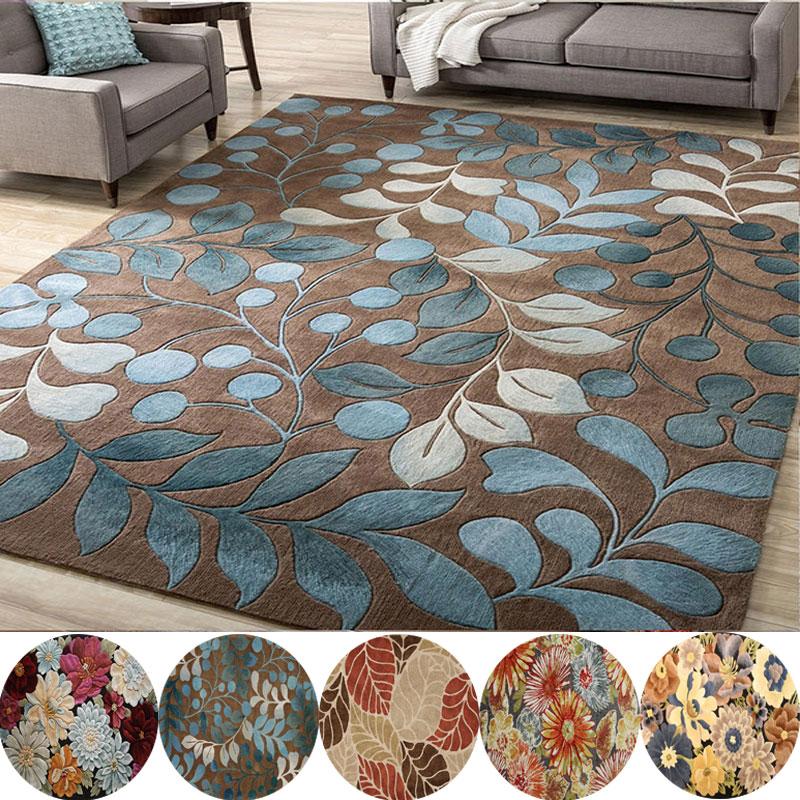 Buy Modern Area Rugs Leaf Pattern Carpet Nordic Simple Living Room