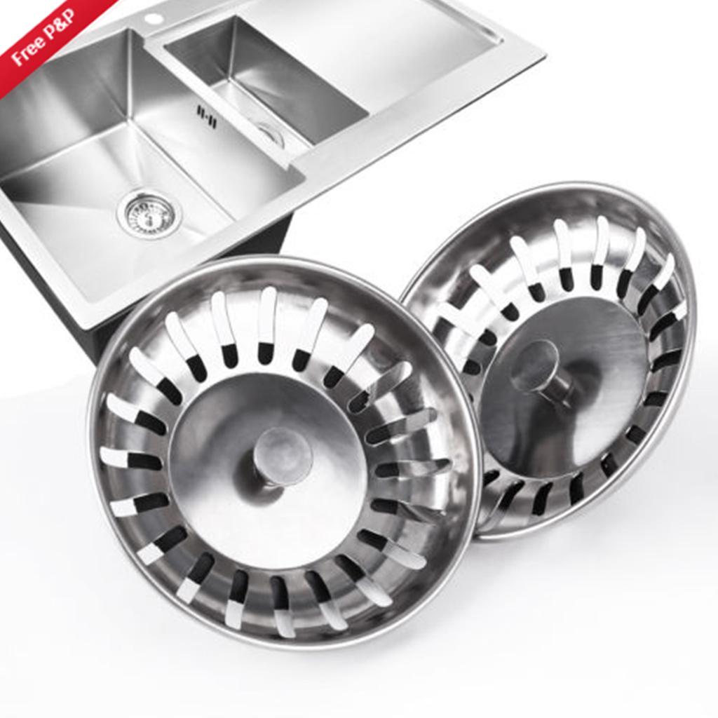 Buy 1Pcs Replacement Strainer Stainless Steel 83mm Kitchen Water Basin