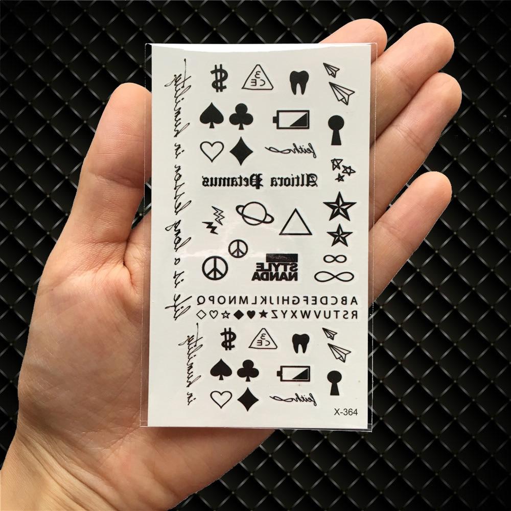 Buy Sexy Feather Words Black Letter Temporary Tattoo Girl Finger Body Arm Art Drawings Tattoo Sticker Men Makeup Hand Tatoo Children At Affordable Prices — Free Shipping, Real Reviews With Photos — Joom 1000_x_1000_jpg