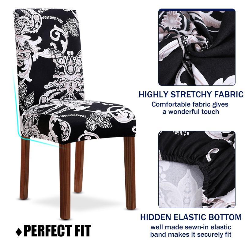 Buy Printed Chair Cover Floral Print Chair Covers Spandex for Wedding