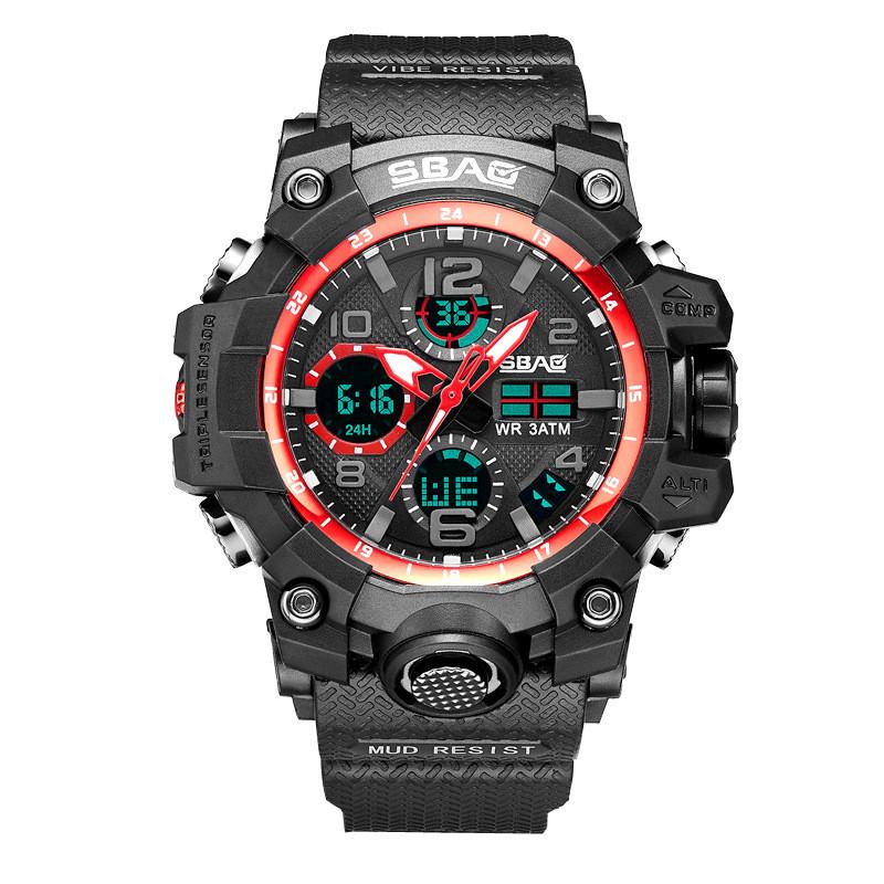 Buy SBAO Sport Watch Men Digital LED Electronic Watches TPU Quartz