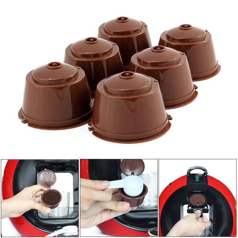 Buy Dolce Gusto Reusable Coffee Capsules Refillable Coffee Filter Cup At Affordable Prices — Free Shipping, Real Reviews With Photos — Joom
