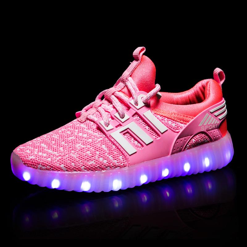 💰Koop Kids Led Usb Charging Light Child Casual Sneakers Sports Breathable Shoes Plus Size 26-37 Goedkoop Online Tegen De Lage Prijs Met Gratis Verzending Bij Joom Webshop — ⭐Reviews Van Echte Klanten