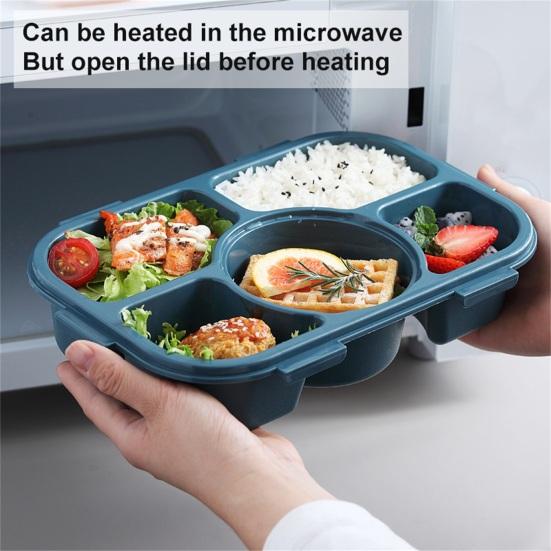 Cheap Detachable Lunch Box High Quality Visible Lid Ovens Safe Plastic