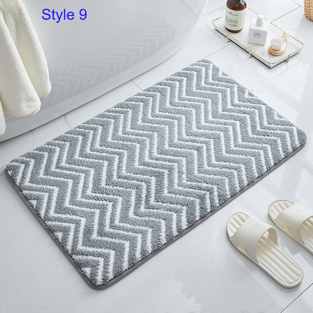 Buy New Polyester Bathroom Floor Mats Absorbent Floor Mat Toilet Mat