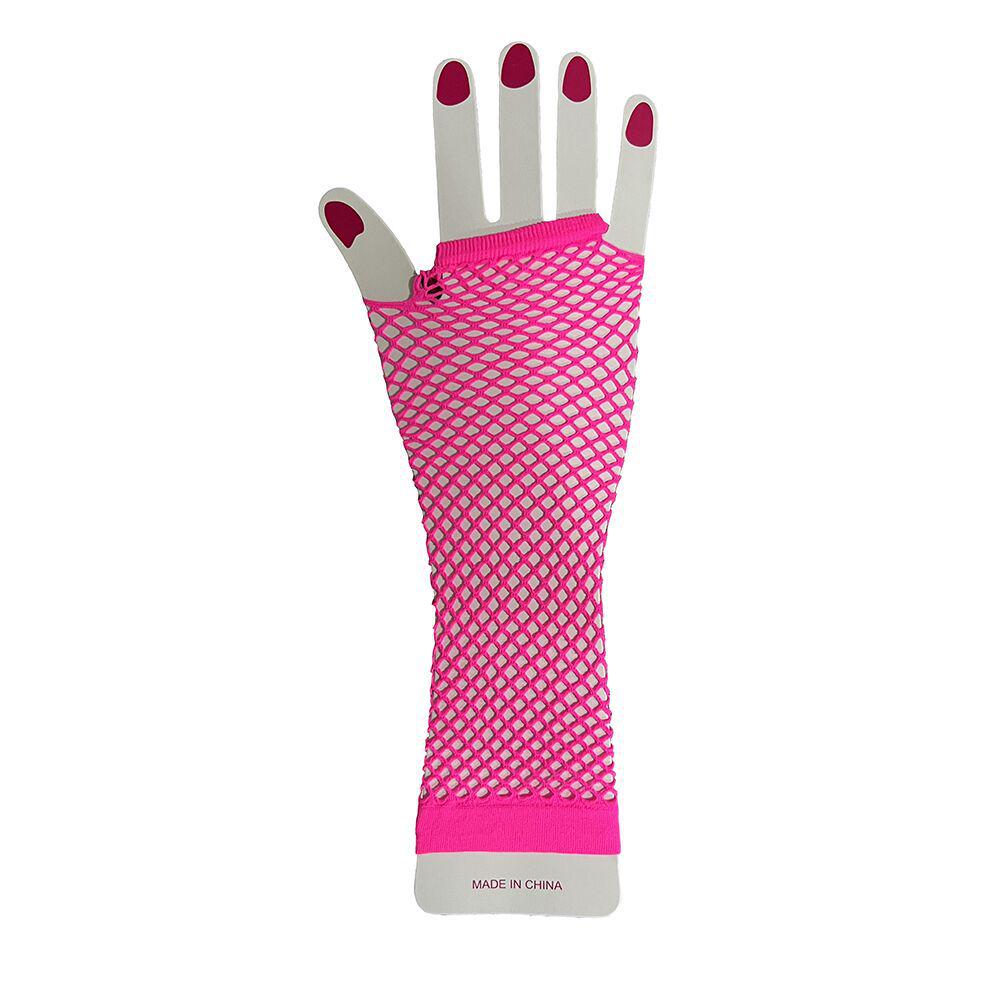 Cheap Fine Mesh Long Fishing Net Stretch Gloves Sexy Mesh Gloves Retro