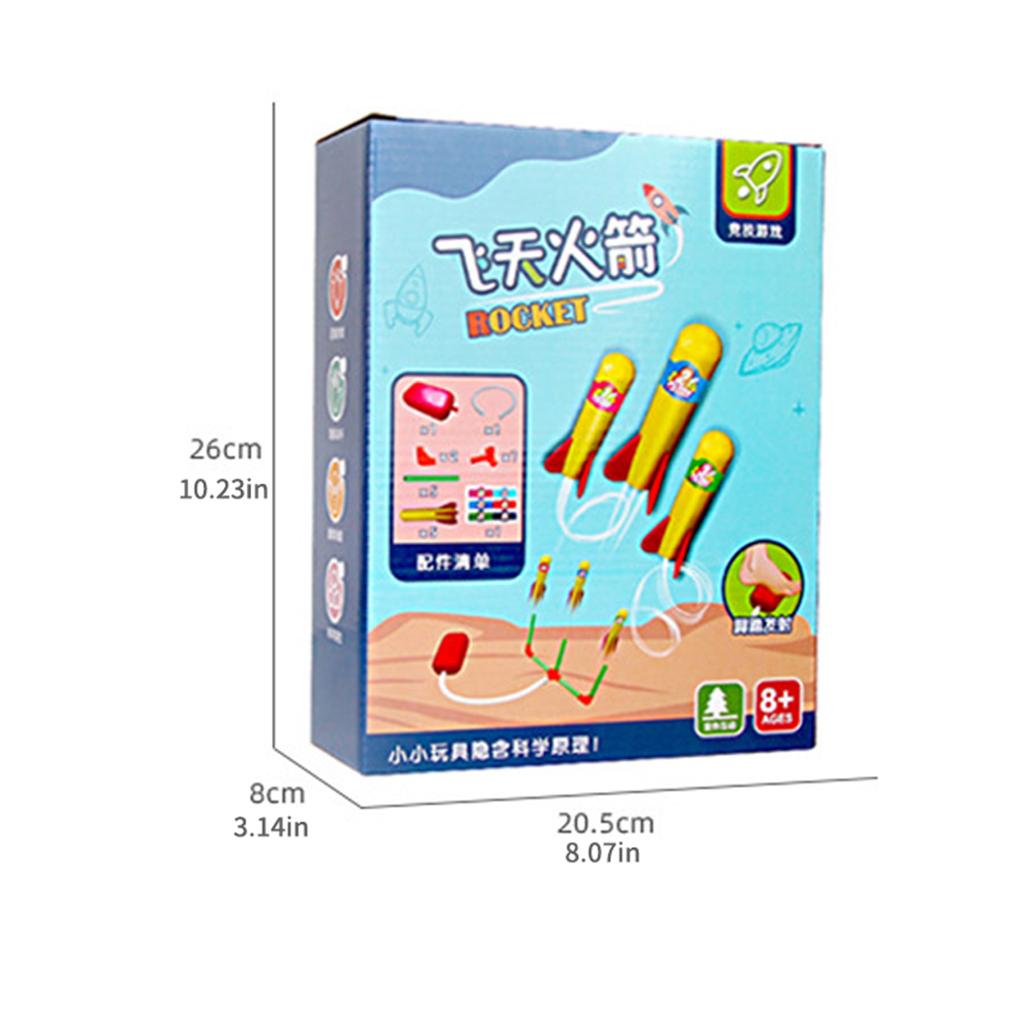 Cheap Robust Rocket Launcher [up To 100 Feet] 5 Foam Rockets And