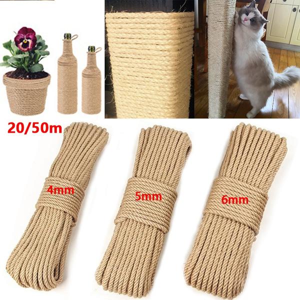 Satın alın 50m Sisal Rope Cat Tree DIY Scratching Toy Desk Legs Binding