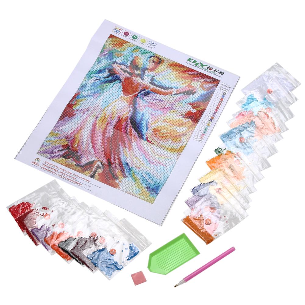 Buy Full Drill Dancing 5D Diamond DIY Painting Craft Kit Home Decor at