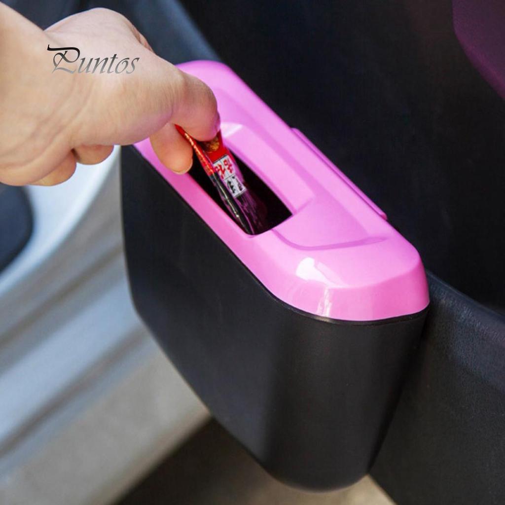 Buy Auto Car Trash Can Bin Bag Rubbish Garbage Holder Mini at