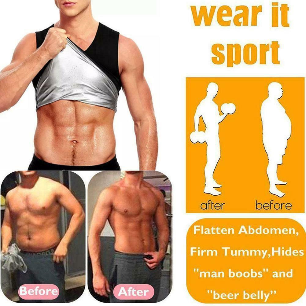 Buy Body Shaper Men Gym Sportswear Sweating Clothing Weight Loss Fat