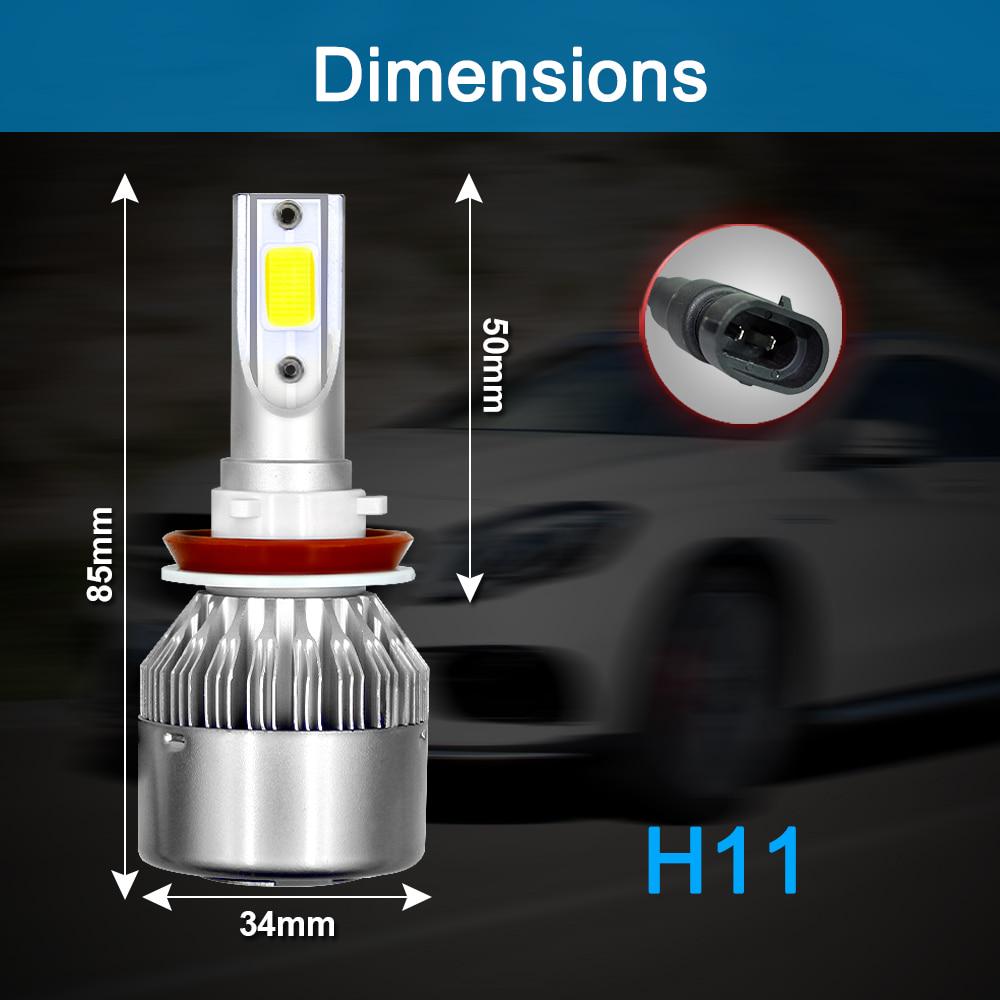 C6 C9 Car Led Headlights H7 Led H4 H1 H3 H11 H13 880 9004 9005 9006