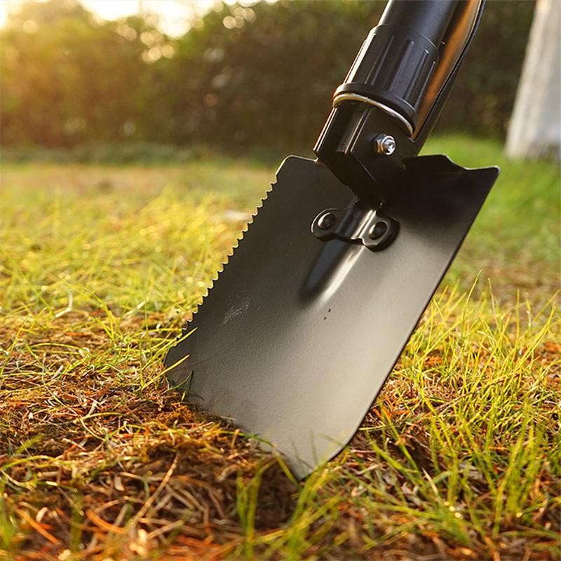 Buy Highcarbon Steel 58Cm Multifunctional Military Shovel Folding